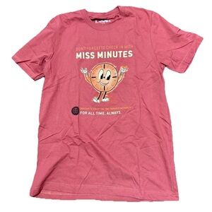 Marvel Loki 'Don't Forget to Check in with Miss Minutes' Unisex T-Shirt L NWT